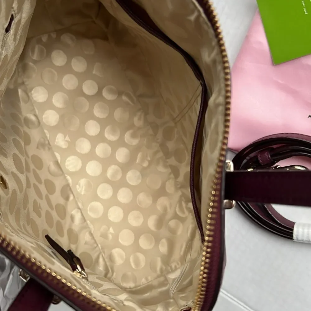 Kate Spade Cedar Street Maise Satchel - Mulled Wine